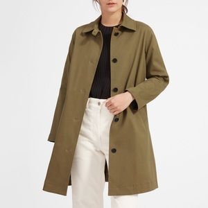 Everlane Mac Coat in Green